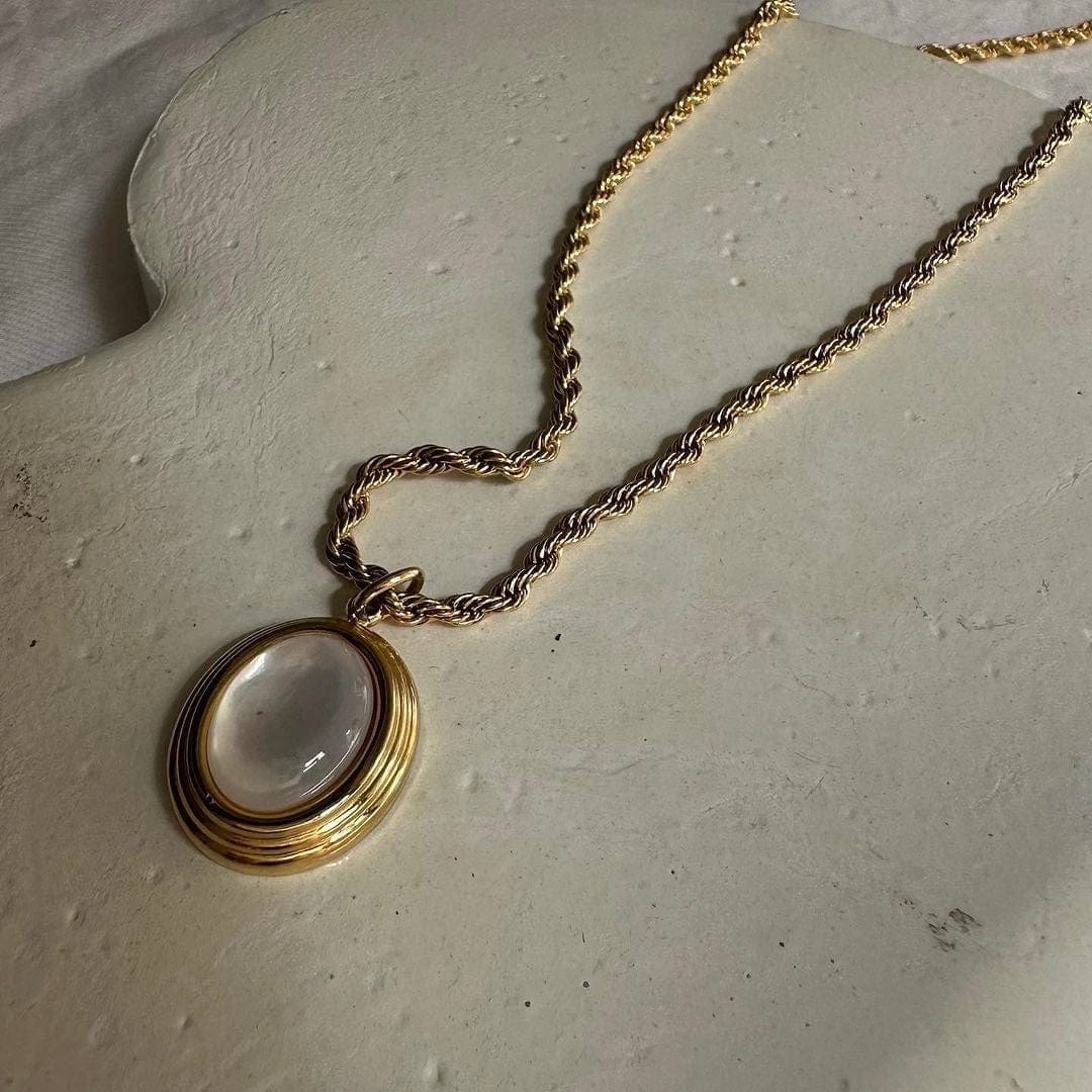 ŽENSKA OGRLICA SA POZLATOM ORPHELIA WHITE 🥂