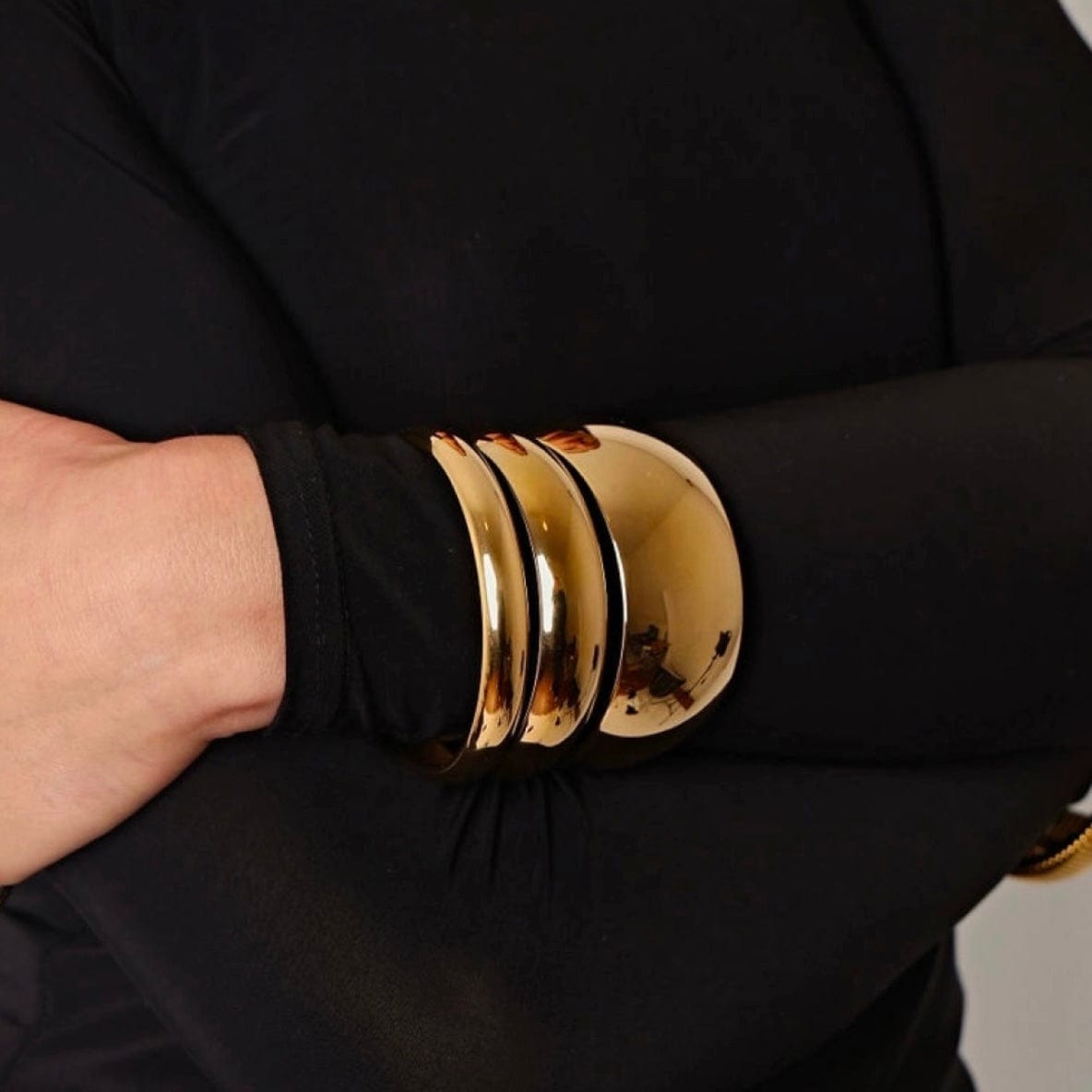 NARUKVICA SA POZLATOM MARRAKESH 30mm 🥂