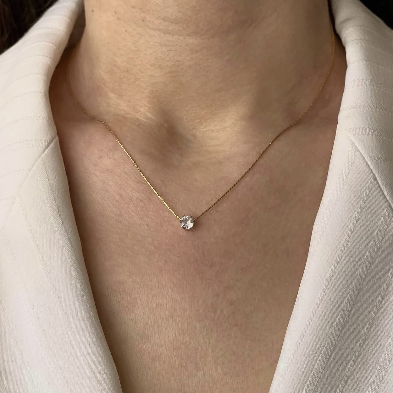 ŽENSKA OGRLICA SA POZLATOM ELEGANT 💎