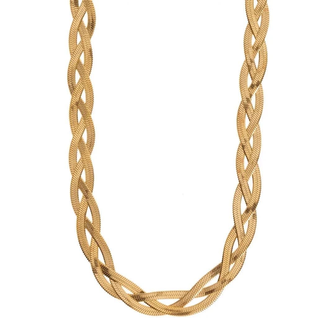 ŽENSKA OGRLICA SA POZLATOM MILANO🥂