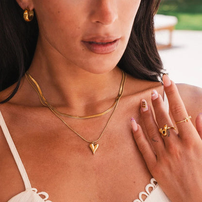 SET OD DVE OGRLICE AMALFI+HEART