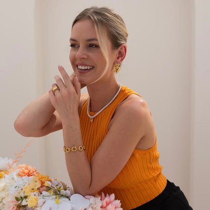 ŽENSKA NARUKVICA SA POZLATOM DELFI 🥂