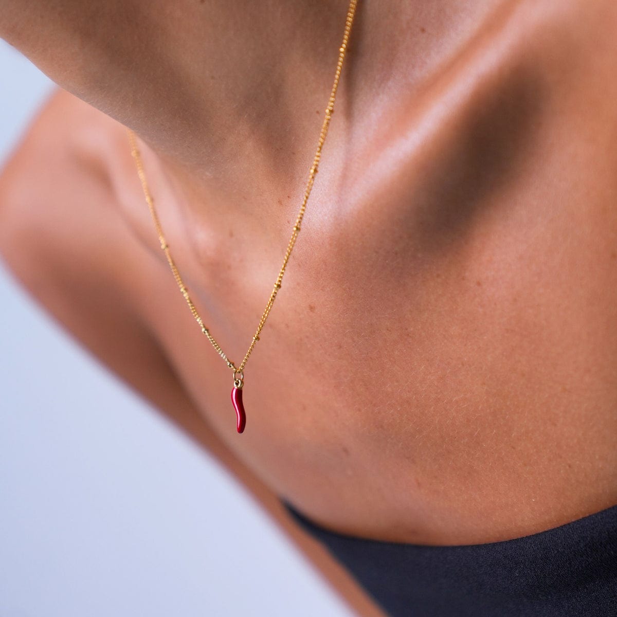 ŽENSKA OGRLICA SA POZLATOM CHILLI 🥂