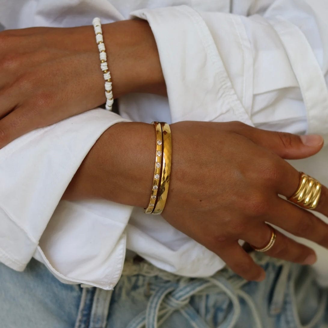 ŽENSKA NARUKVICA SA POZLATOM STONE 🥂