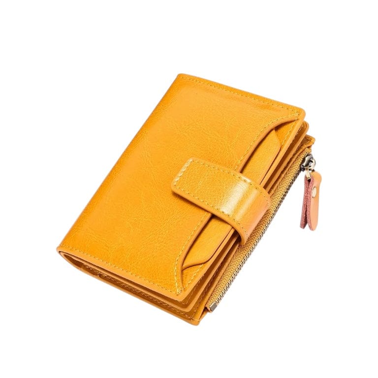 ŽENSKI NOVČANIK OD PRAVE KOŽE GERUOLA YELLOW 🗻
