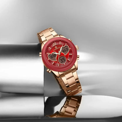 ŽENSKI SAT NAVIFORCE NF5045S RED ⌚️