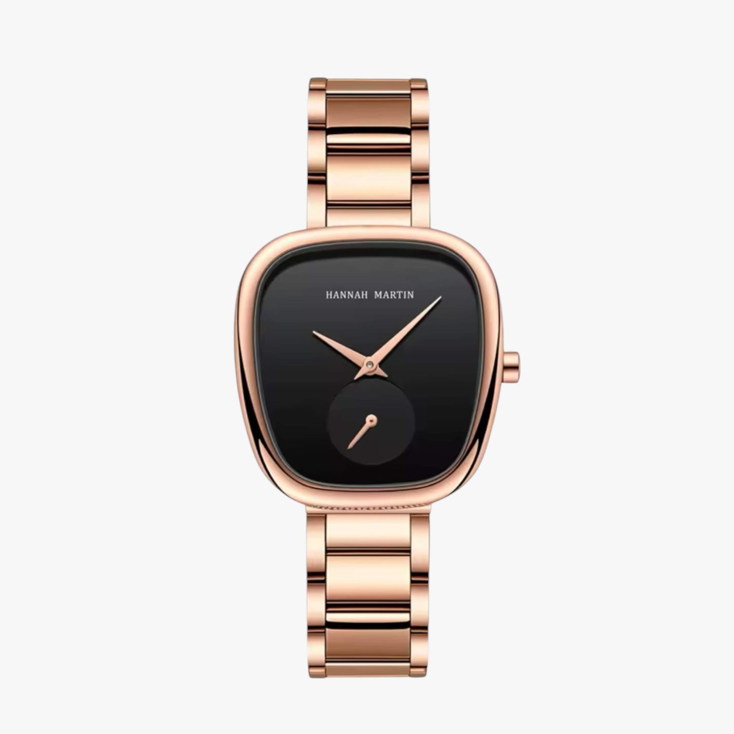 Ženski Sat Hannah Martin W173 - Rose Gold/Black