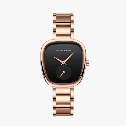 Ženski Sat Hannah Martin W173 - Rose Gold/Black